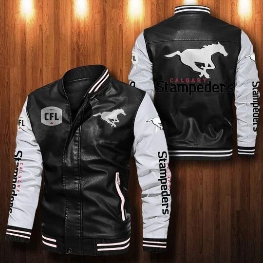 Calgary-Stampeders-Leather-Bomber-Jacket-CTLBJ150-1