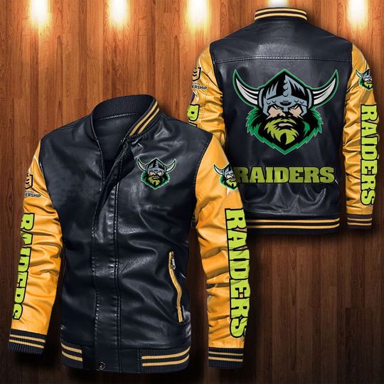 Canberra-Raiders-Leather-Bomber-Jacket-CTLBJ125-3