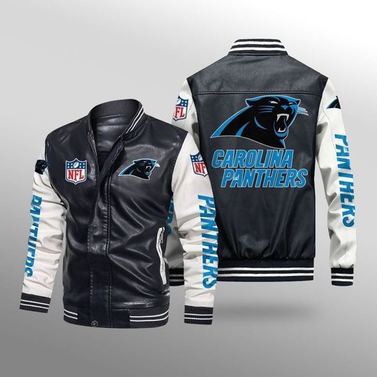 Carolina-Panthers-Leather-Bomber-Jacket-CTLBJ143-1