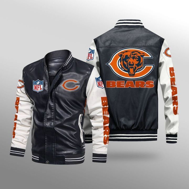 Chicago-Bears-Leather-Bomber-Jacket-CTLBJ163-1