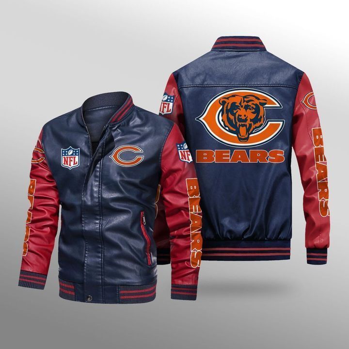 Chicago-Bears-Leather-Bomber-Jacket-CTLBJ163-2