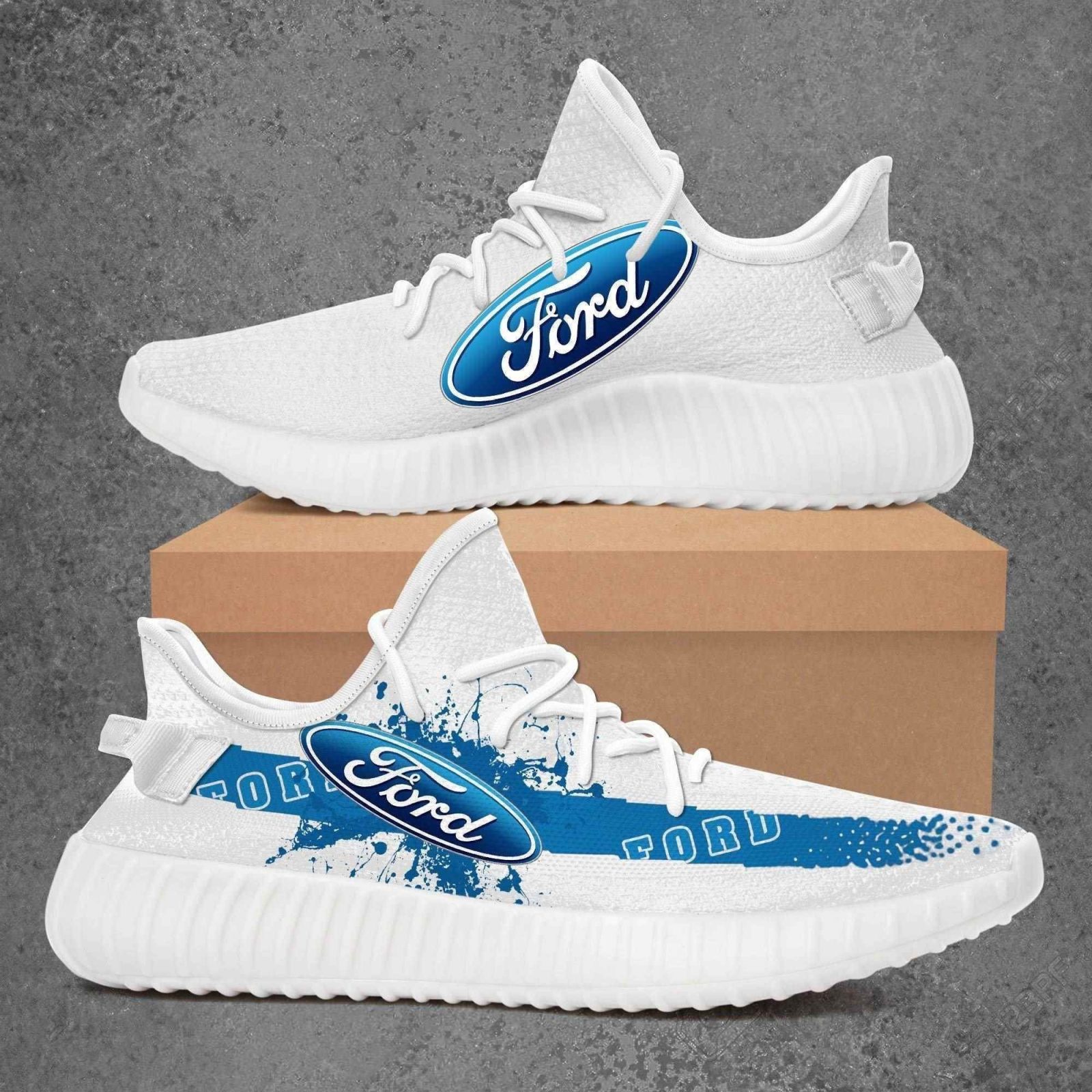 Ford-Yeezy-Couture-Car-Sneaker-Custom-Shoes-YHC118 Ford Yeezy Couture Car Sneaker Custom Shoes YHC118