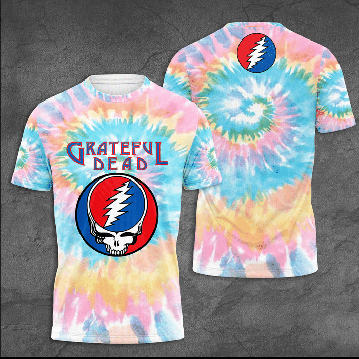 Grateful-Dead-Unisex-3D-T-Shirt-TGI286 Grateful Dead Unisex 3D T-Shirt TGI286