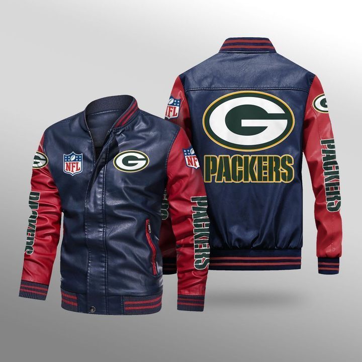Green-Bay-Packers-Leather-Bomber-Jacket-CTLBJ151-3