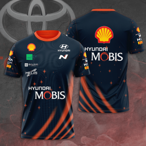 Hyundai Shell Mobis Wrc Unisex 3D T-Shirt TGI324