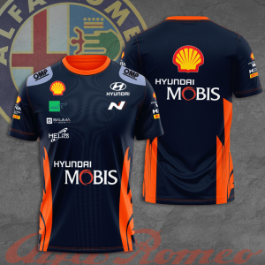 Hyundai Shell Mobis Wrc Unisex 3D T-Shirt TGI351