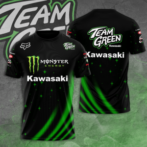 Kawasaki Racing Monster Energy Supercross Unisex 3D T-Shirt TGI331