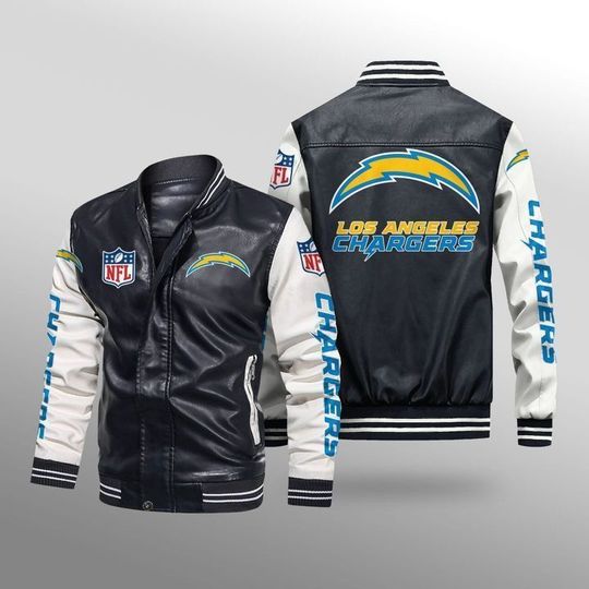 Los-Angeles-Chargers-Leather-Bomber-Jacket-CTLBJ144-1