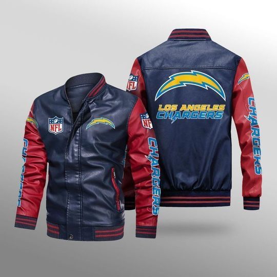 Los-Angeles-Chargers-Leather-Bomber-Jacket-CTLBJ144-2