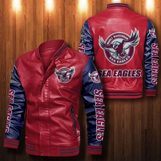 Manly-Warring-Sea-Eagles-Leather-Bomber-Jacket-CTLBJ118-3