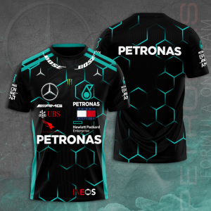 Mercedes-Amg Petronas F1 Unisex 3D T-Shirt TGI007