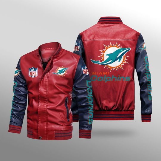 Miami-Dolphins-Leather-Bomber-Jacket-CTLBJ147-3