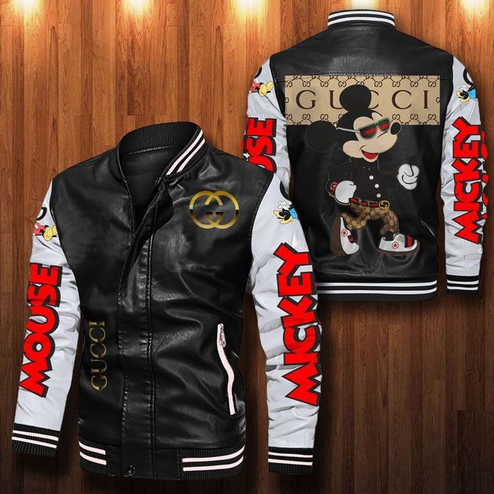 Mickey-Gucci-Leather-Bomber-Jacket-CTLBJ154-1