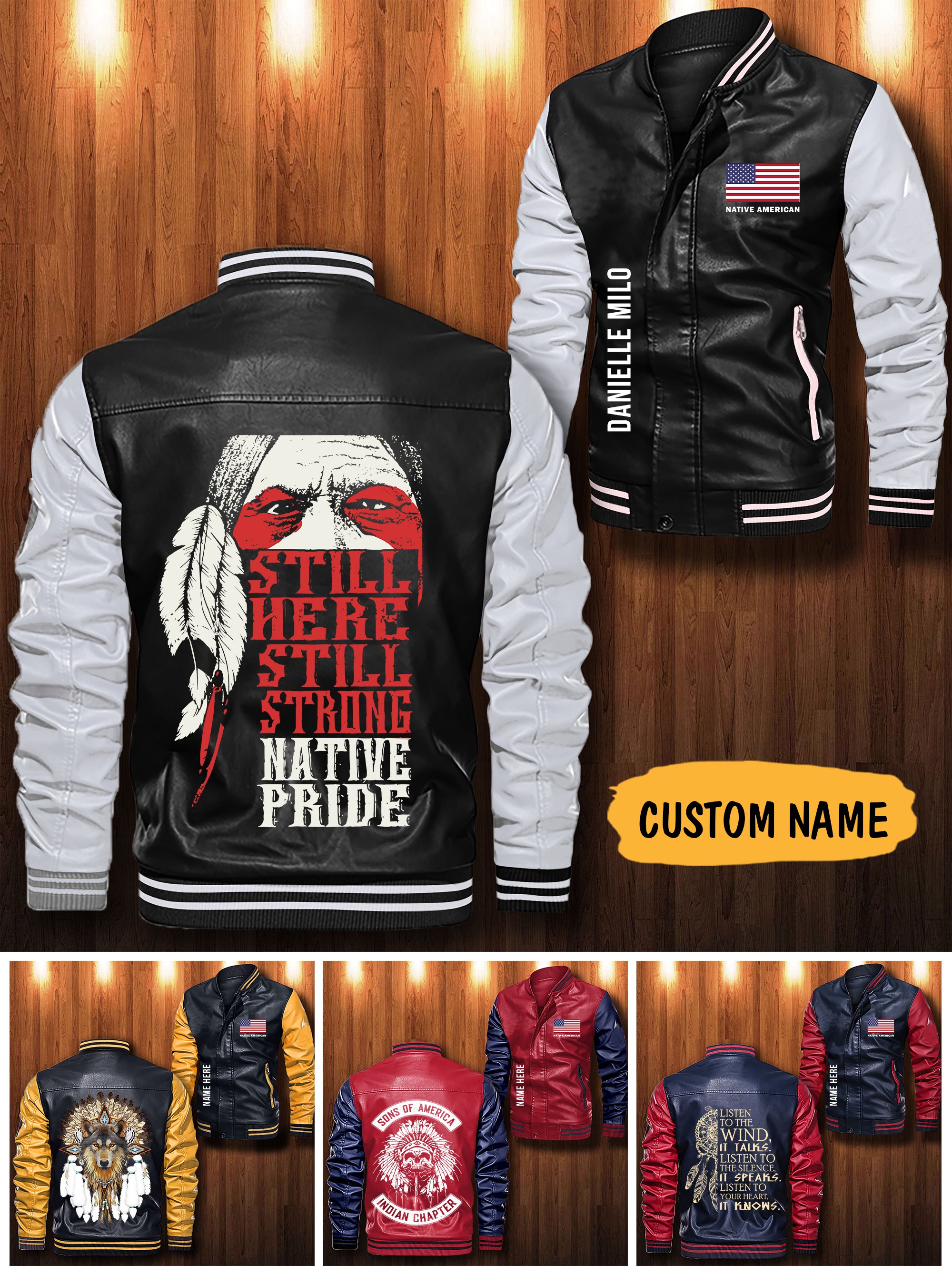 Native-American-Custom-Personalized-Leather-Bomber-Jacket-CTLBJ140-1