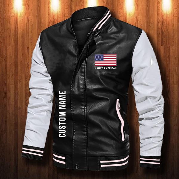 Native-American-Custom-Personalized-Leather-Bomber-Jacket-CTLBJ140-3