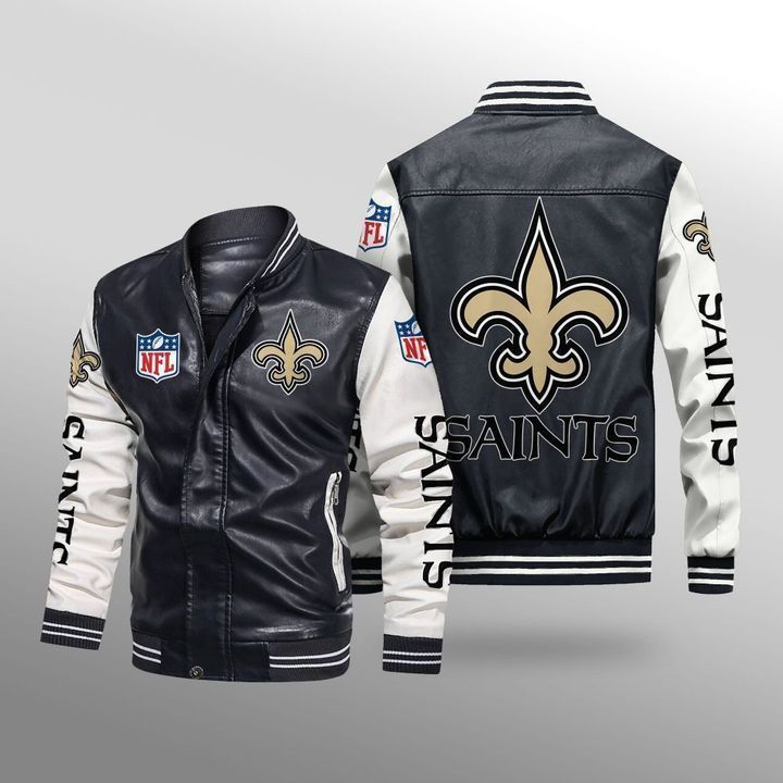 New-Orleans-Saints-Leather-Bomber-Jacket-CTLBJ152-1