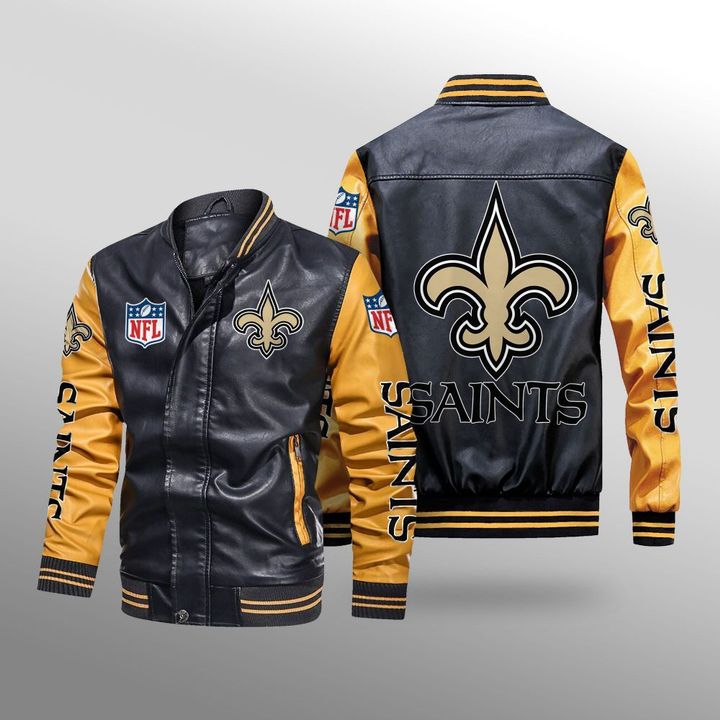 New-Orleans-Saints-Leather-Bomber-Jacket-CTLBJ198-3