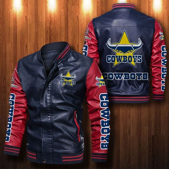 North-Queensland-Cowboys-Leather-Bomber-Jacket-CTLBJ123-1