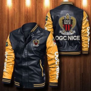 Ogc Nice Leather Bomber Jacket  CTLBJ079