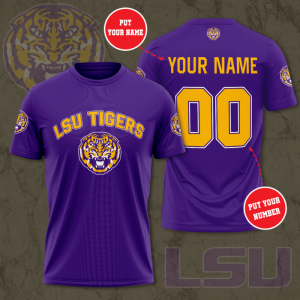 Personalized Lsu Tigers Unisex 3D T-Shirt TGI181