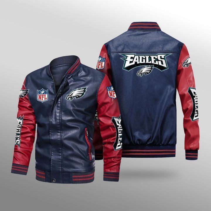 Philadelphia-Eagles-Leather-Bomber-Jacket-CTLBJ167-2
