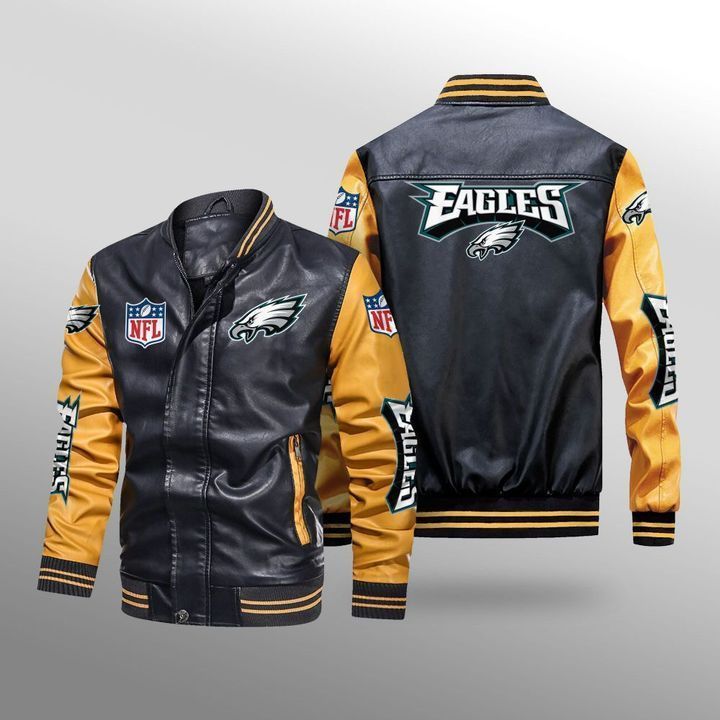 Philadelphia-Eagles-Leather-Bomber-Jacket-CTLBJ167-3