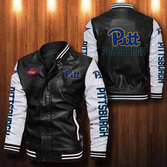 Pittsburgh-Panthers-Leather-Bomber-Jacket-CTLBJ071-3