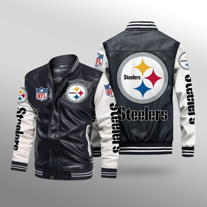 Pittsburgh-Steelers-Leather-Bomber-Jacket-CTLBJ164-1