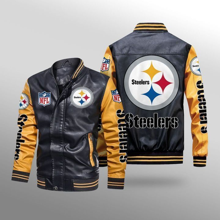 Pittsburgh-Steelers-Leather-Bomber-Jacket-CTLBJ164-3