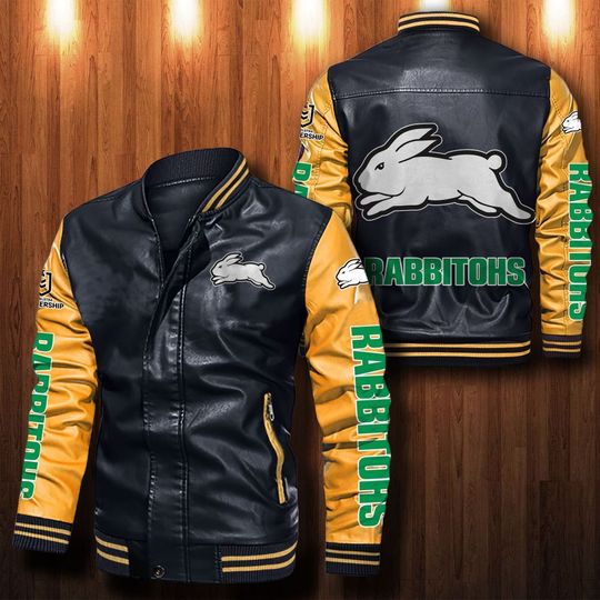 South-Syney-Rabbitohs-Leather-Bomber-Jacket-CTLBJ115-3
