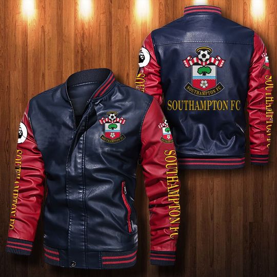 Southampton-F.C-Leather-Bomber-Jacket-CTLBJ100-1