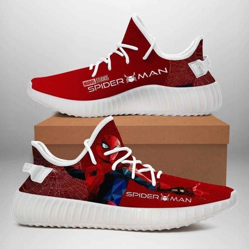 Spider-Man-Yeezy-Couture-Mavel-Sneaker-Custom-Shoes-YHC066 Spider Man Yeezy Couture Mavel Sneaker Custom Shoes YHC066