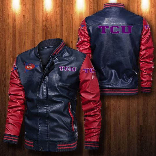 Tcu-Horned-Frogs-Leather-Bomber-Jacket-CTLBJ081-1