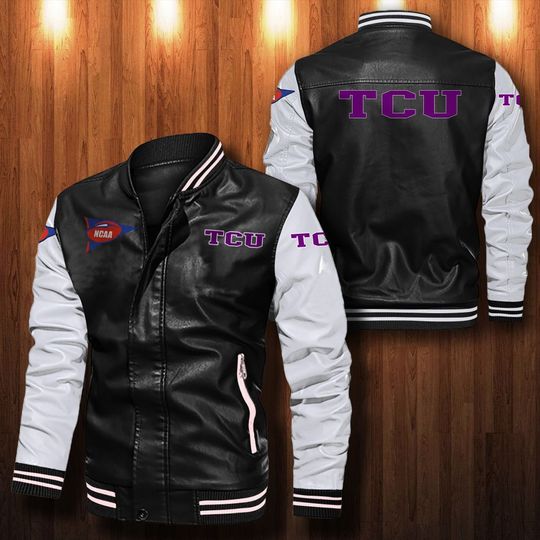 Tcu-Horned-Frogs-Leather-Bomber-Jacket-CTLBJ081-3