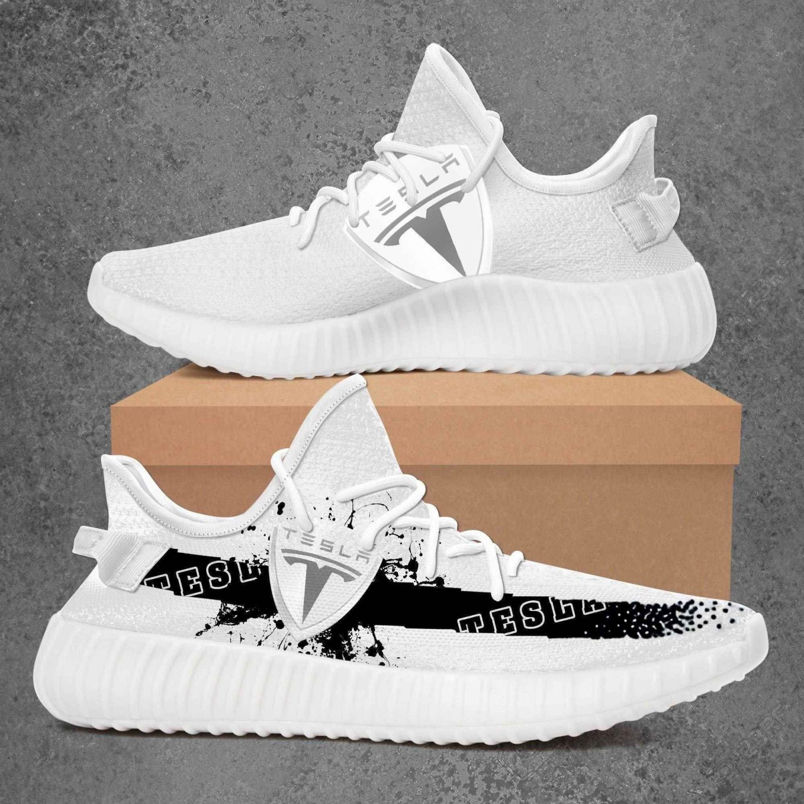 Tesla-Yeezy-Couture-Car-Sneaker-Custom-Shoes-YHC095 Tesla Yeezy Couture Car Sneaker Custom Shoes YHC095