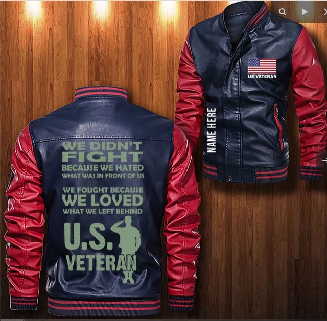 Us-Veteran-We-Didnt-Fight-Custom-Personalized-Leather-Bomber-Jacket-CTLBJ108 Us Veteran We Didn't Fight Custom Personalized Leather Bomber Jacket CTLBJ108