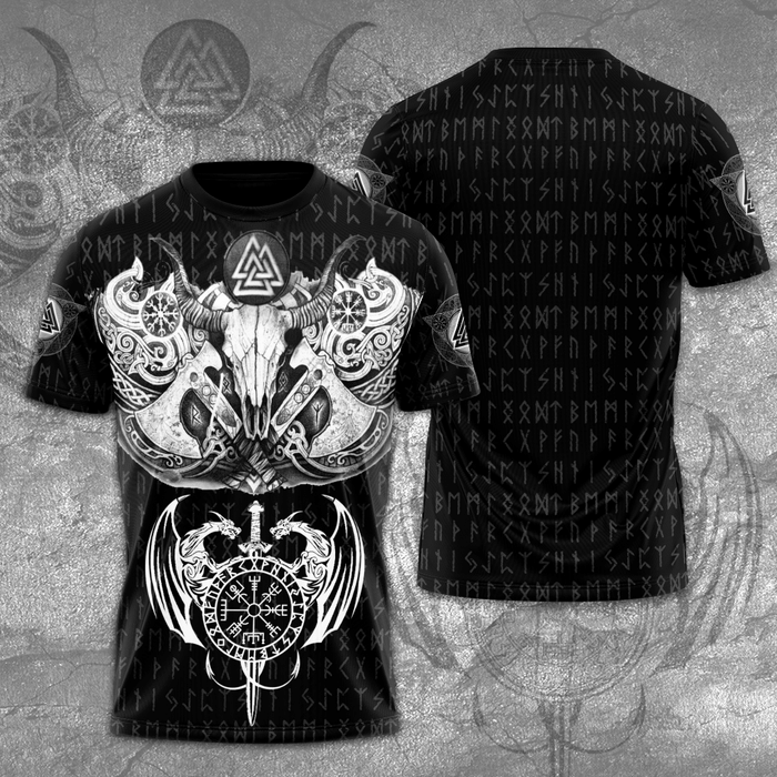 Viking-Unisex-3D-T-Shirt-TGI268 Viking Unisex 3D T-Shirt TGI268