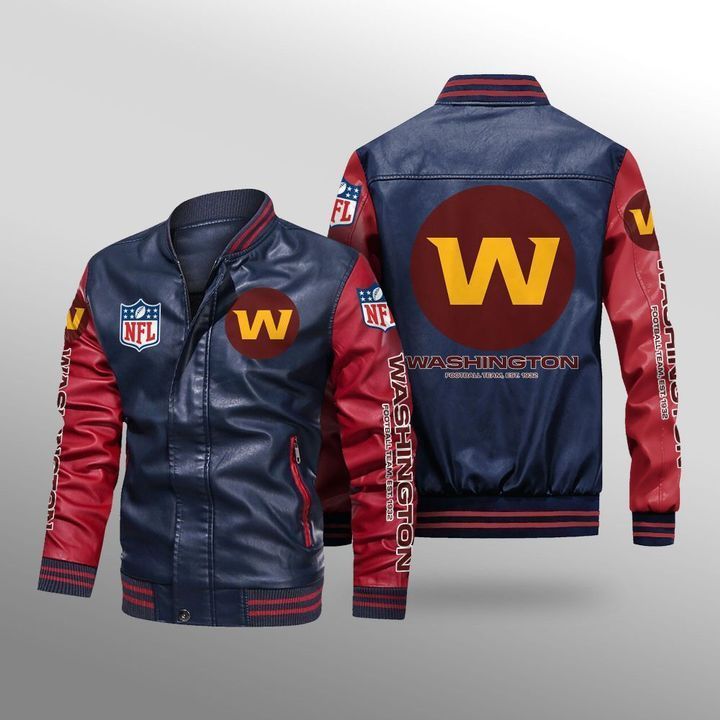 Washington-Football-Team-Leather-Bomber-Jacket-CTLBJ166-2