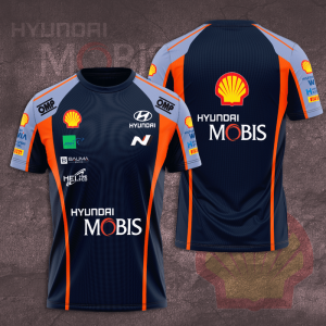 Wrc Hyundai Shell Mobis Unisex 3D T-Shirt TGI356