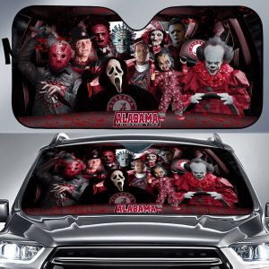 Alabama Crimson Tide NCAA Halloween Car Sun Shade CSS0680