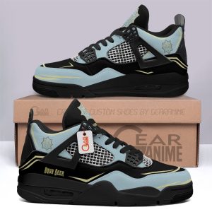 Aqua Deer Jordan 4 Sneakers Anime Personalized Shoes JD397