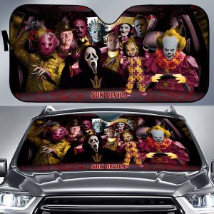 Arizona State Sun Devils NCAA Halloween Car Sun Shade CSS0647