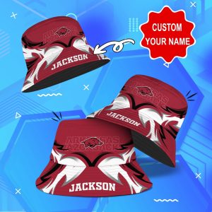 Arkansas Razorbacks NCAA Bucket Hat Personalized SBH229