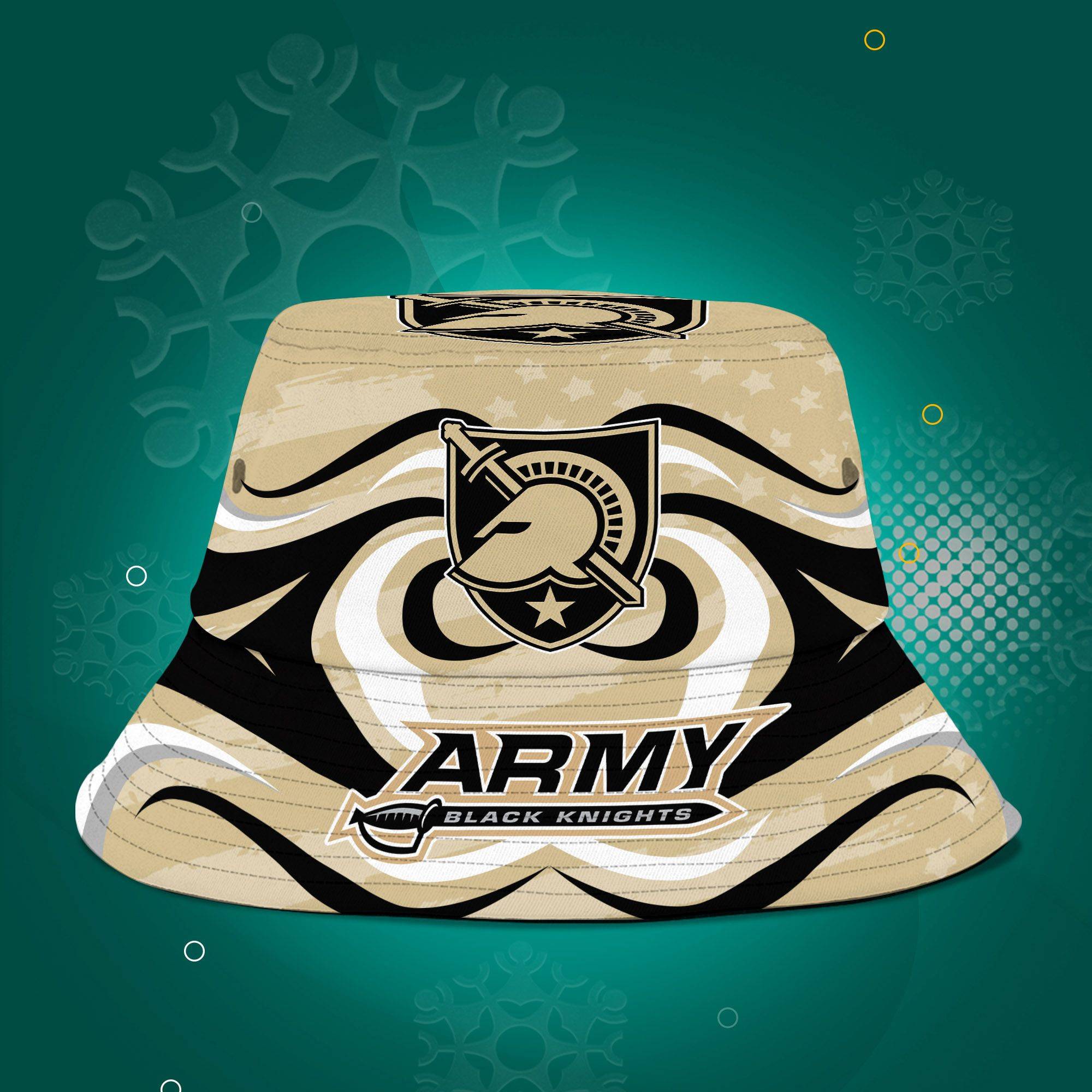 Army-Black-Knights-NCAA-Bucket-Hat-Personalized-SBH317-1