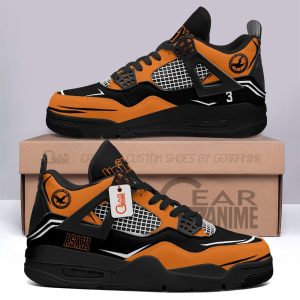 Asahi Azumane Jordan 4 Sneakers Anime Personalized Shoes JD411