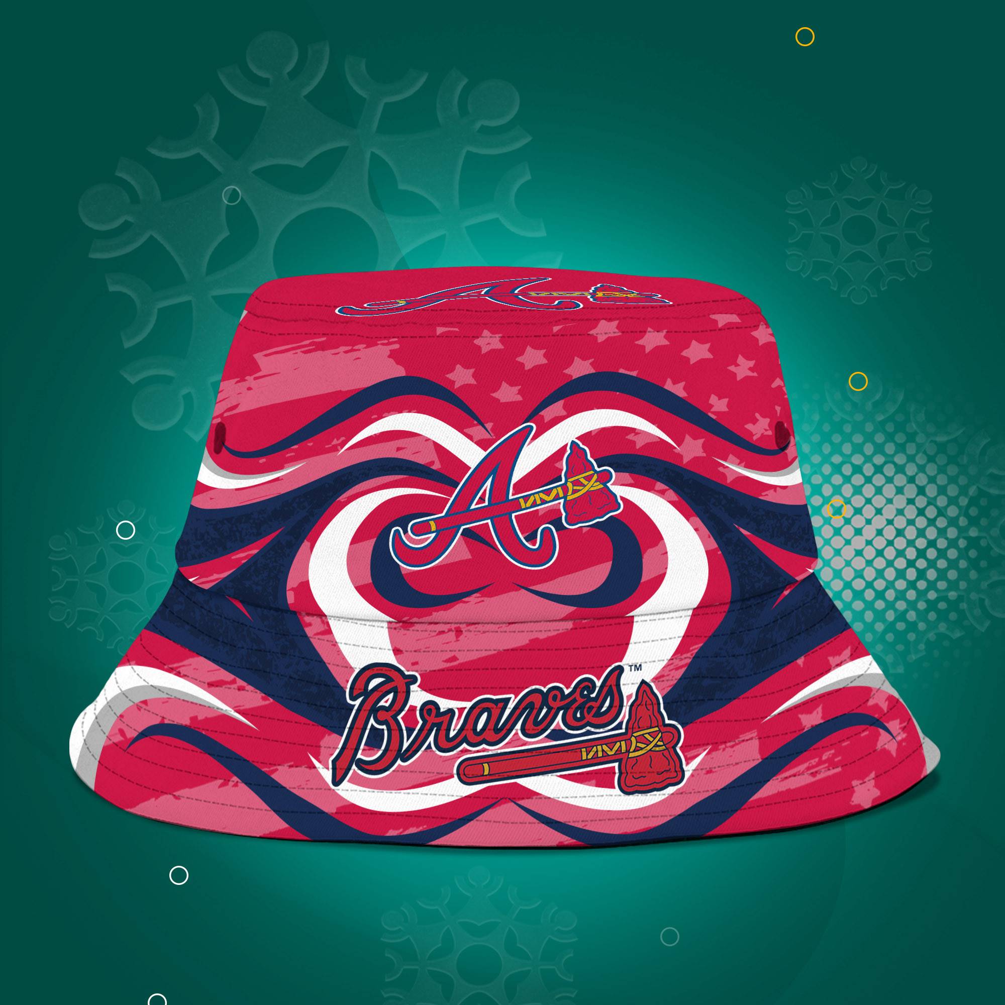 Atlanta-Braves-MLB-Bucket-Hat-Personalized-SBH228-1