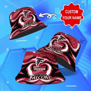 Atlanta Falcons NFL Bucket Hat Personalized SBH302