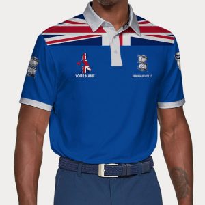 Birmingham City F.C Polo Shirt Golf Shirt 3D PLS1885