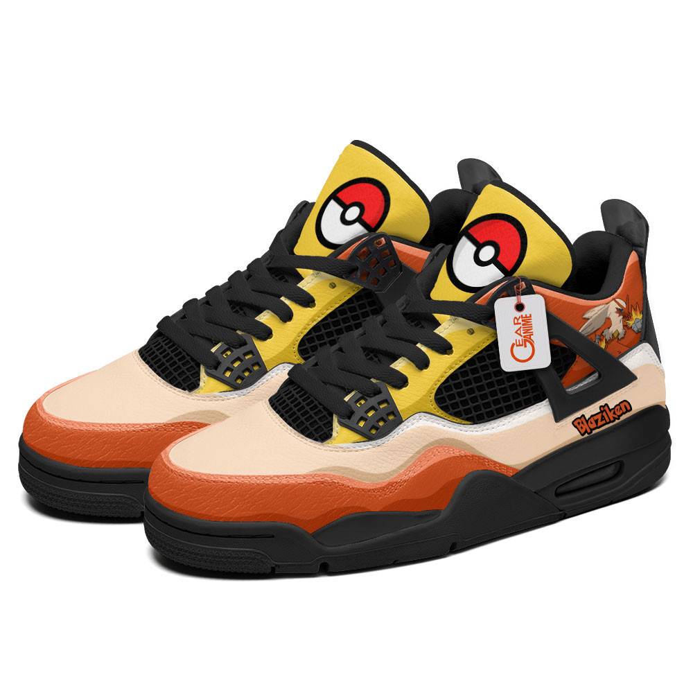 Blaziken-Anime-Jordan-4-Sneakers-Custom-Personalized-Shoes-JD338-2