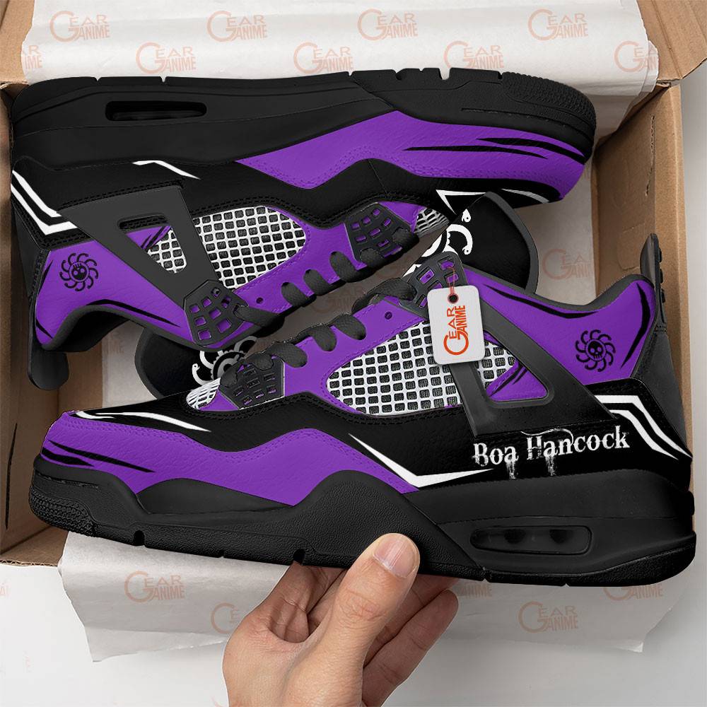 Boa-Hancock-Jordan-4-Sneakers-Anime-Personalized-Shoes-JD293-1